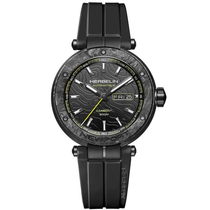 1788CTN14CA NEWPORT CARBON TITANIUM AUTOMATIC - Görsel 1