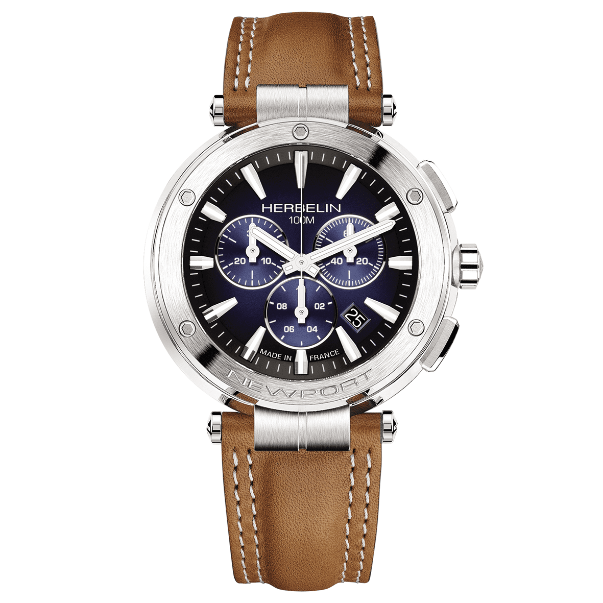 37688A35GD NEWPORT CHRONOGRAPH - Görsel 1
