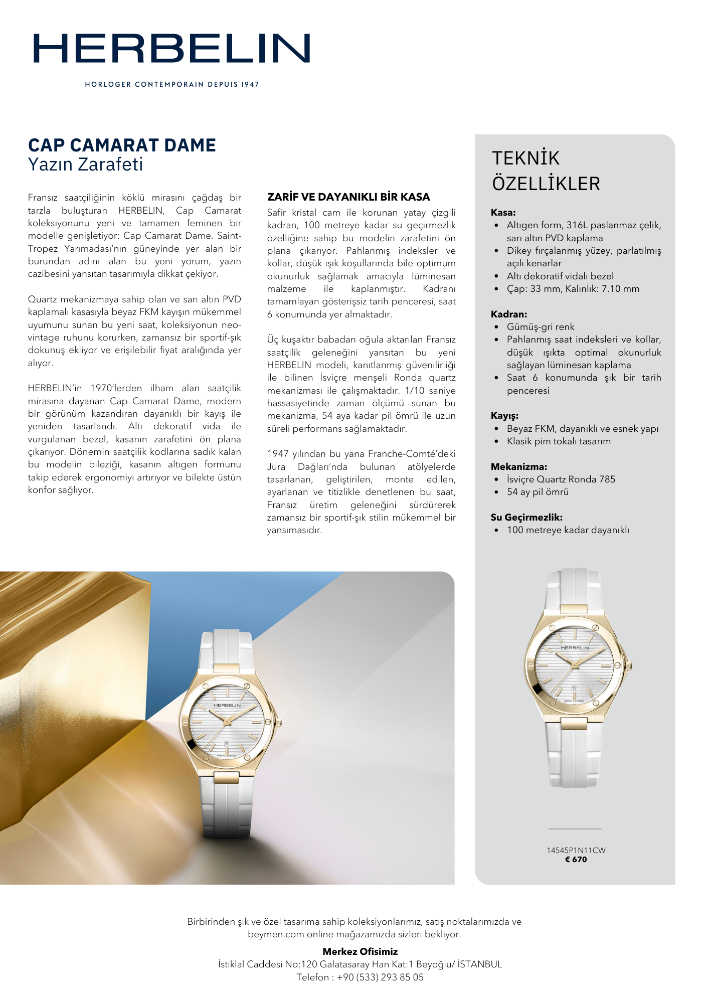 HERBELIN Press release Cap Camarat Dame